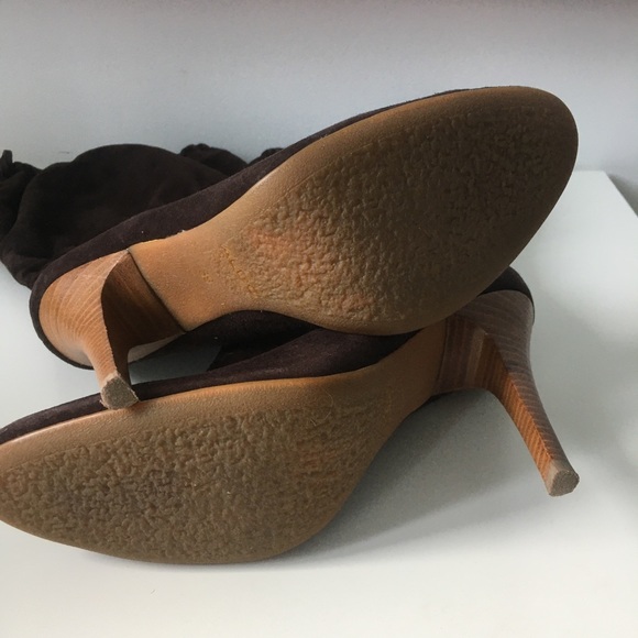 Aldo Brown Suede Stilleto Boots 8.5 - Picture 5 of 6